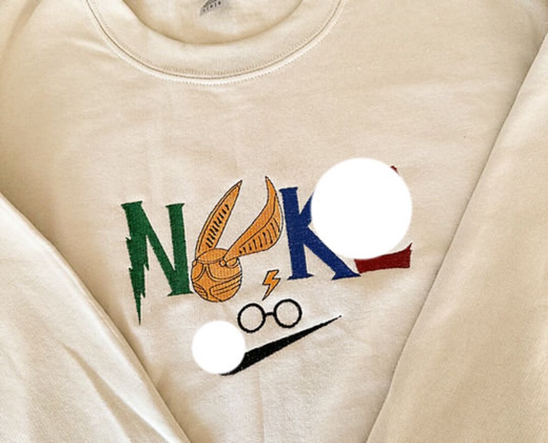 Harry Potter Embroidered Wizard Houses Sweatshirt Wizard School Potter