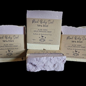 Spa Day Aloe Vera Cold Process Soap