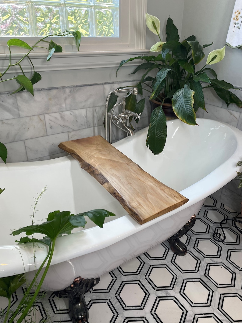 handmade bath caddy tray self-care gifts