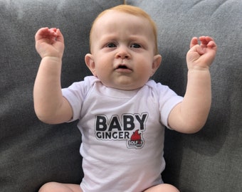 Baby Ginger Onesie: Cotton, Solfol Design