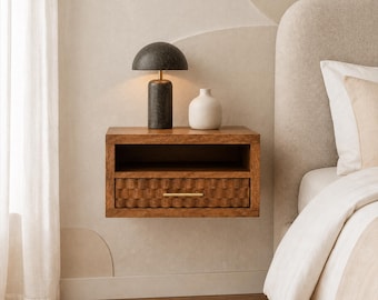 Vintage IKEA 1990s Ramberg Plywood & Glass Square Bedside Table