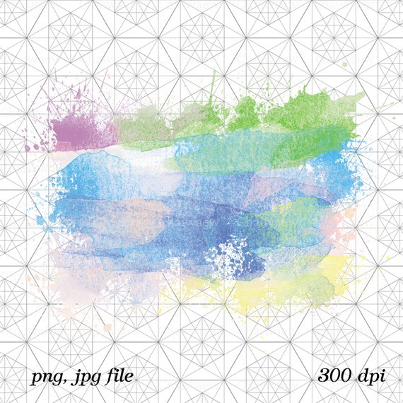 Watercolor splash PNG Watercolor background PNG Watercolor | Etsy