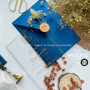 Cartões de convite acrílicos personalizados | Cartões de casamento | Convite para evento | Confirmação de presença | Cronograma do casamento | Cartão nupcial do chuveiro de <br> Entrega Rápida? Convites de aniversário