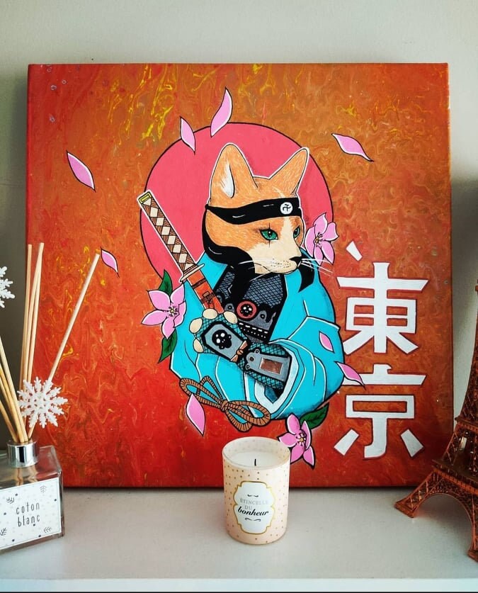 Tableau Renard Pouring