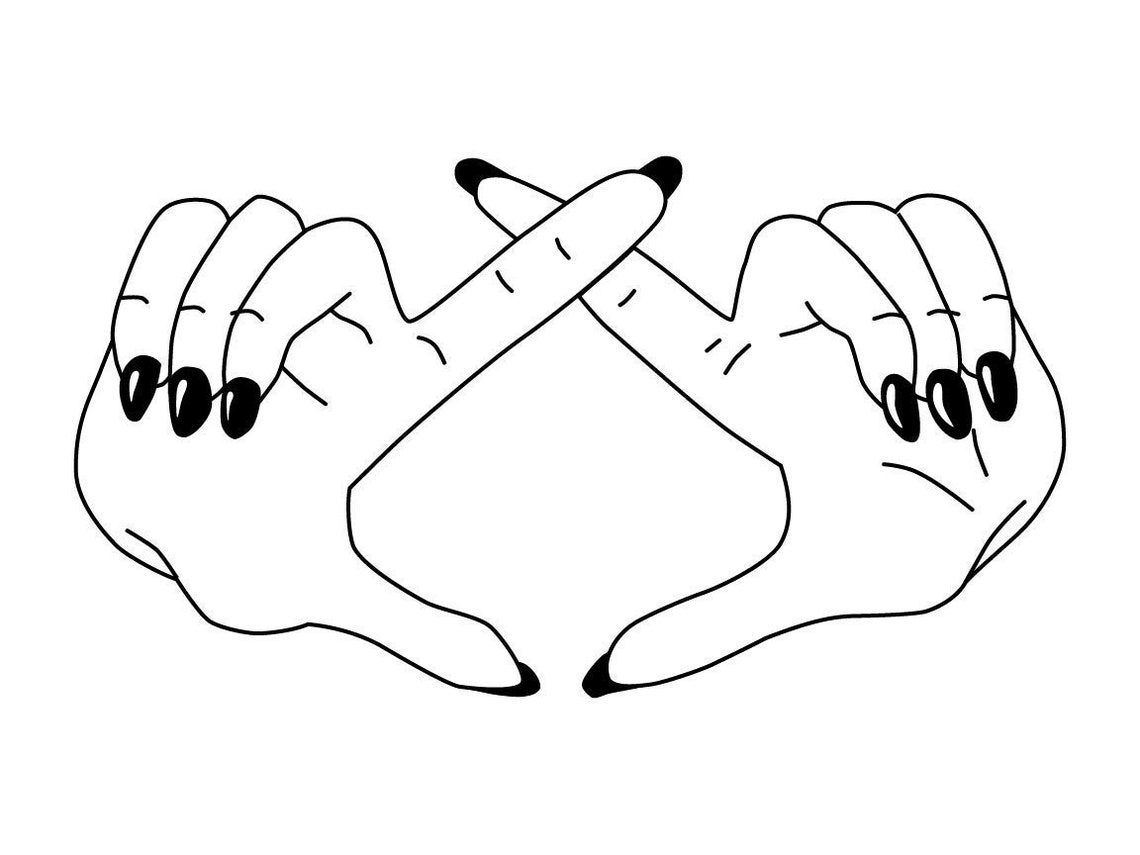 Chi Omega Hand Sign PNG | Etsy