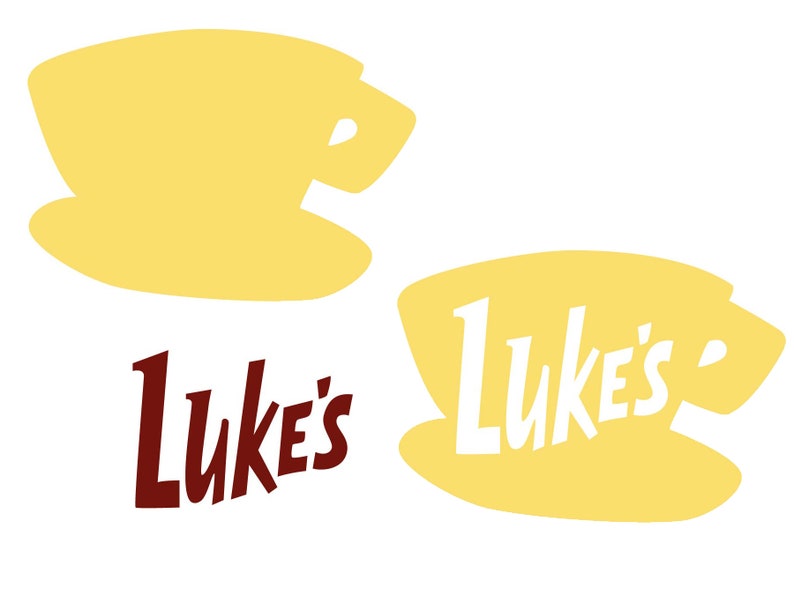 Luke's Diner Logo SVG / PNG / JPG Etsy