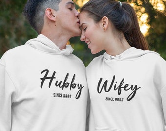 Hubby Wifey Cotton Sweater - Etsy