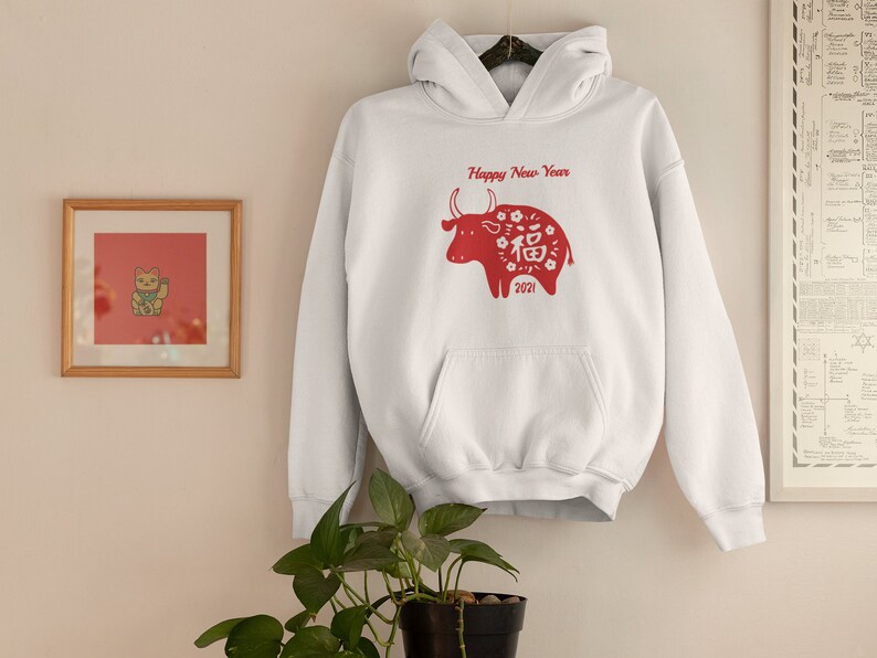 To celebrate the Chinese Year Good idea of gifts Chinese New Year Year of Beef Year of the Ox T-SHIRT PULL HOODIE Unisex