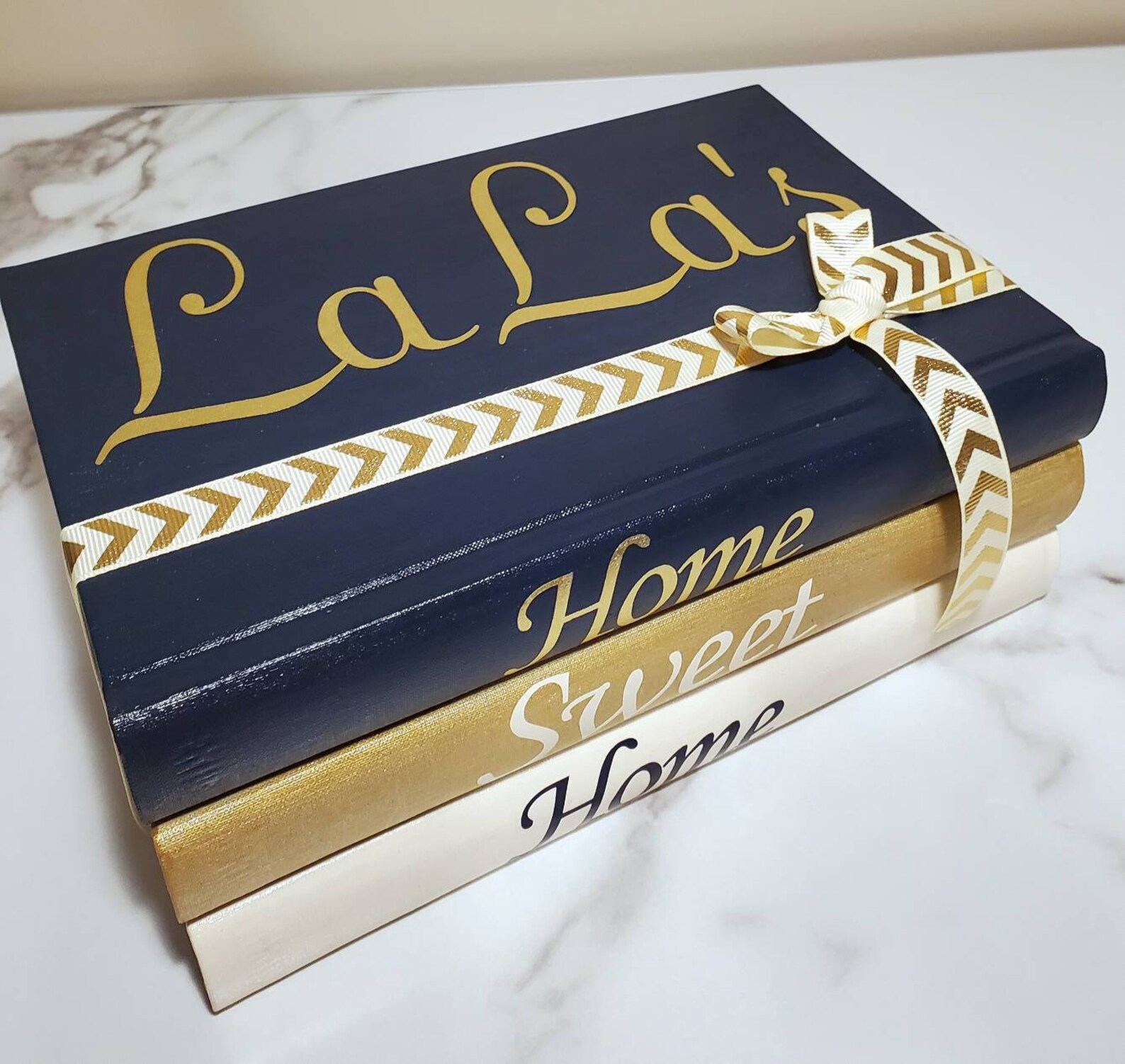 Custom Decorative Book Stacks 3 Stack Etsy