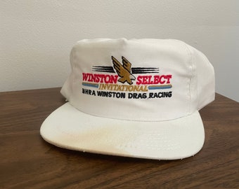 Nascar Winston Select Invitational NHRA Racing Hat White