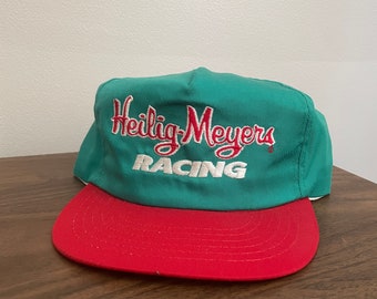 Heilig Meyers Racing Green Red Snapback Hat