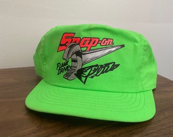 Snap-On Neon Green Wrench Snapback Hat