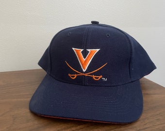 Vintage Virginia University Cavaliers Navy Top of The World Snapback