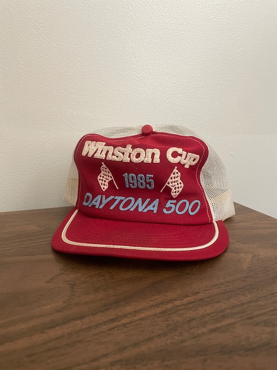 1985 Nascar Winston Daytona 500 Mesh Trucker Hat