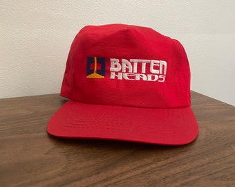 Batten Heads Red Snapback Hat