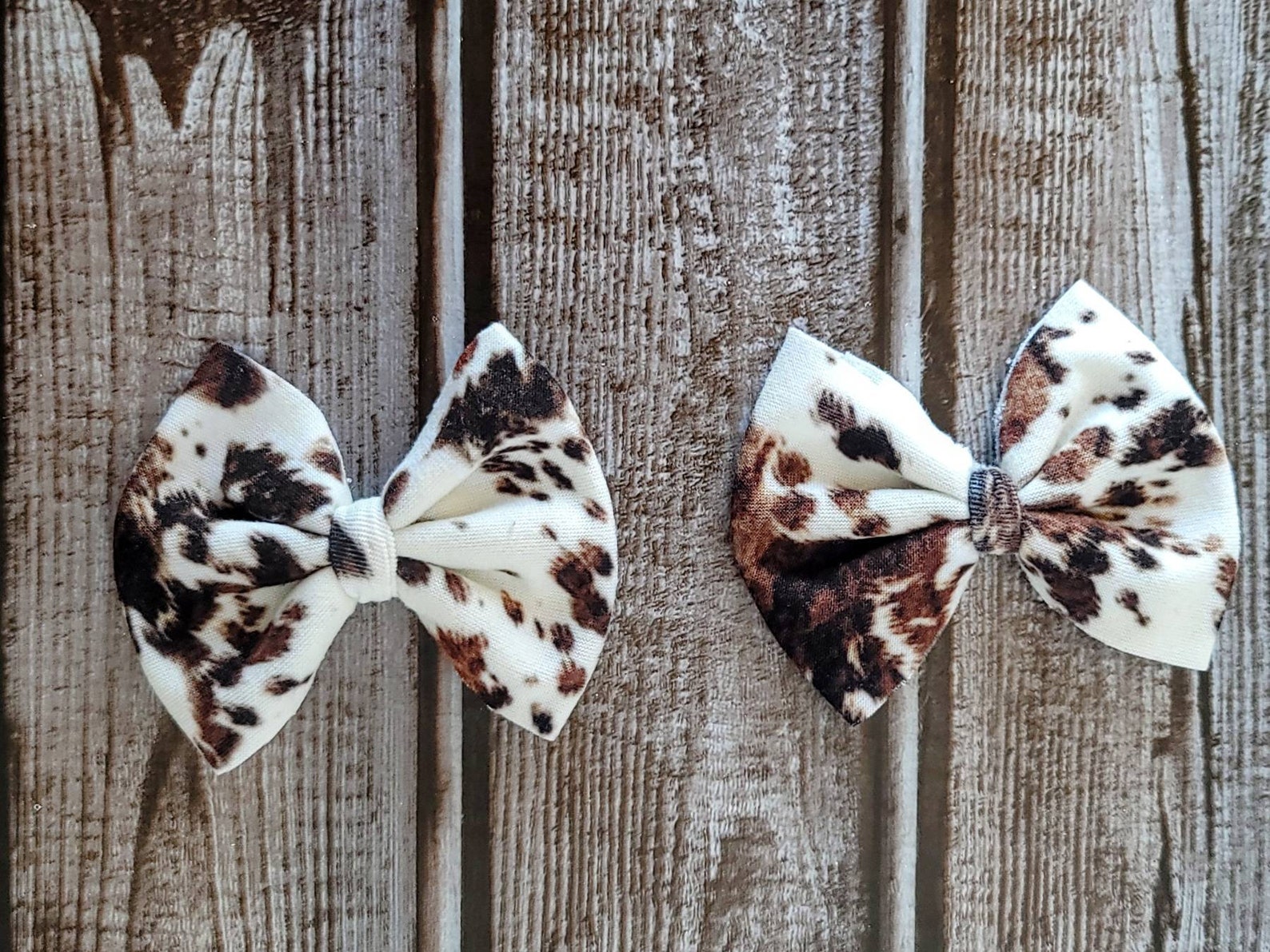 Cheetah print ultra soft fabric headwrap bows bow hairclips Etsy
