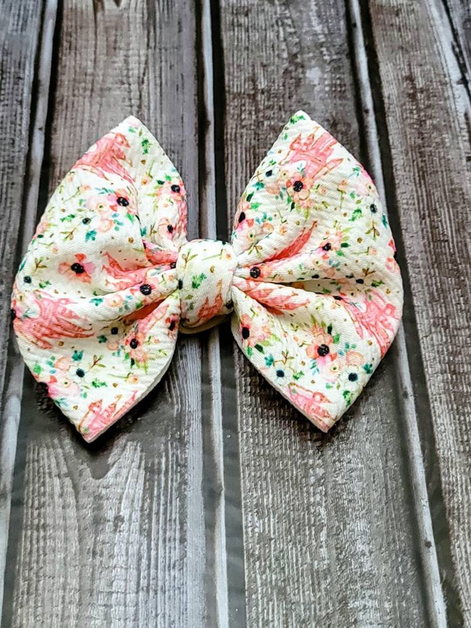 Cheetah print ultra soft fabric headwrap bows bow hairclips Etsy