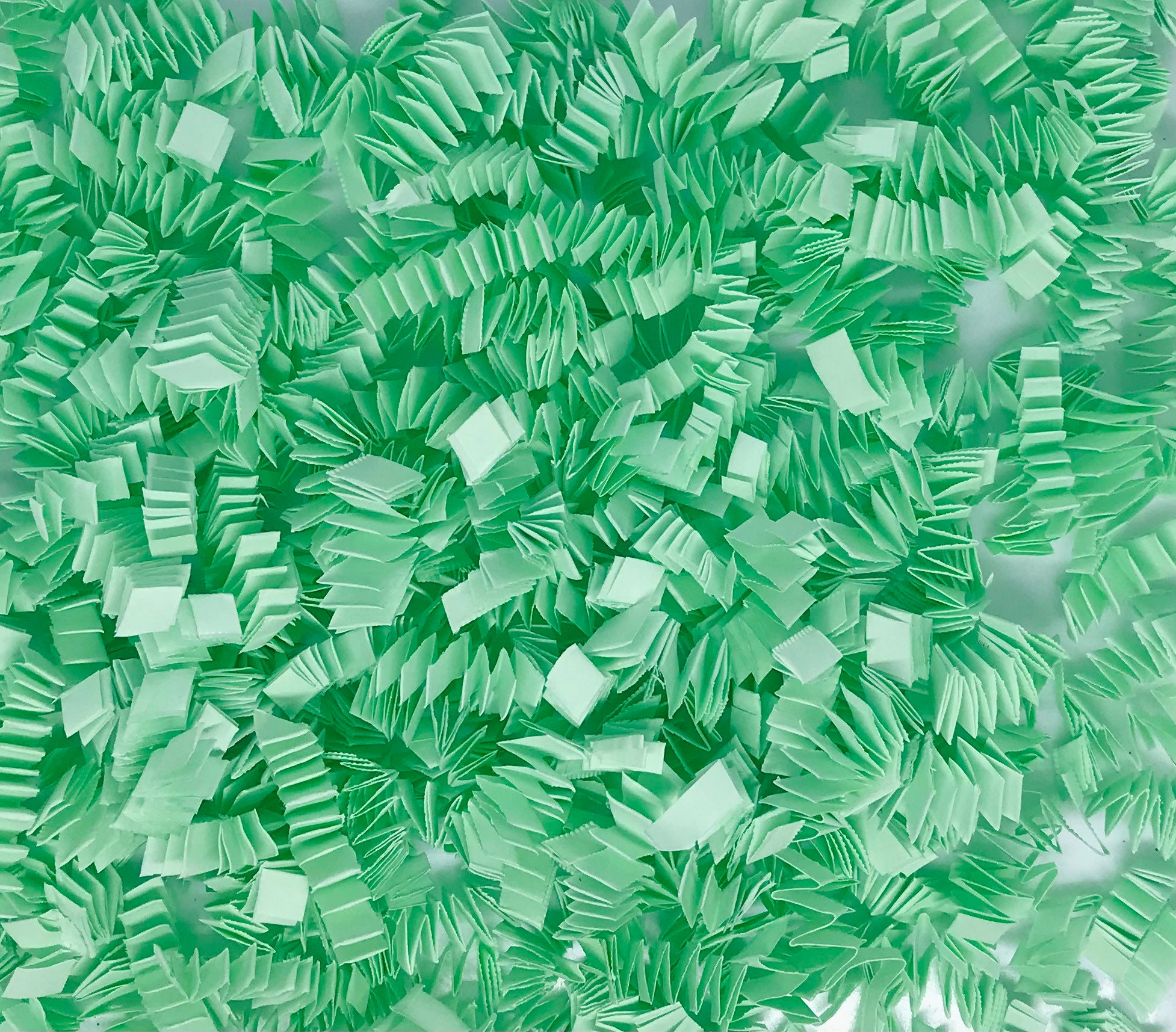 Mint Green Crinkle Shredded Paper Zig Zag Crinkle Cut Paper Etsy