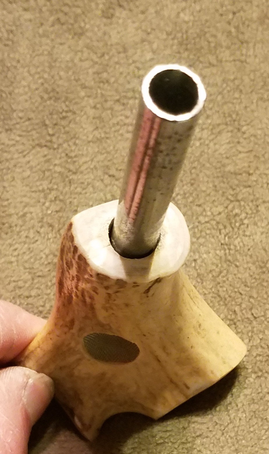 Deer Antler Pipe Etsy