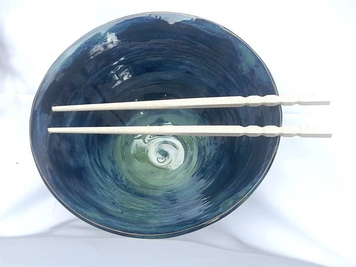 Ceramic noodle bowl chopstick bowl ramen bowl Etsy