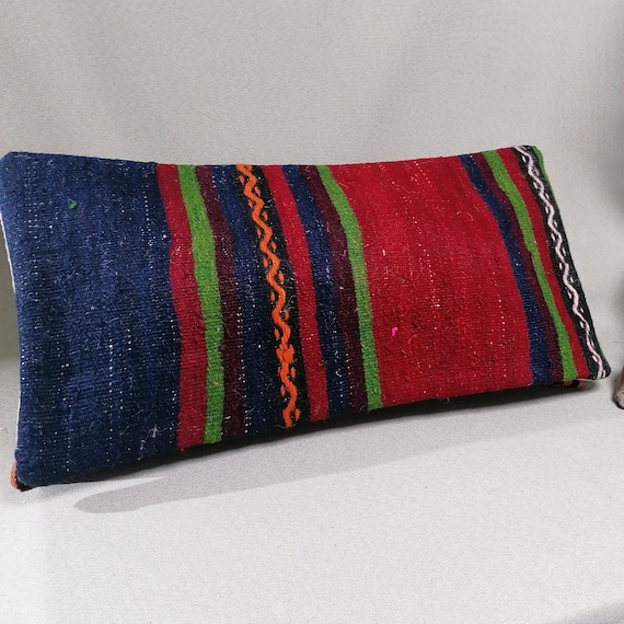 Handmade Kiim Antique Kilim Seat Cushion Cover Cushion Virgin Etsy UK