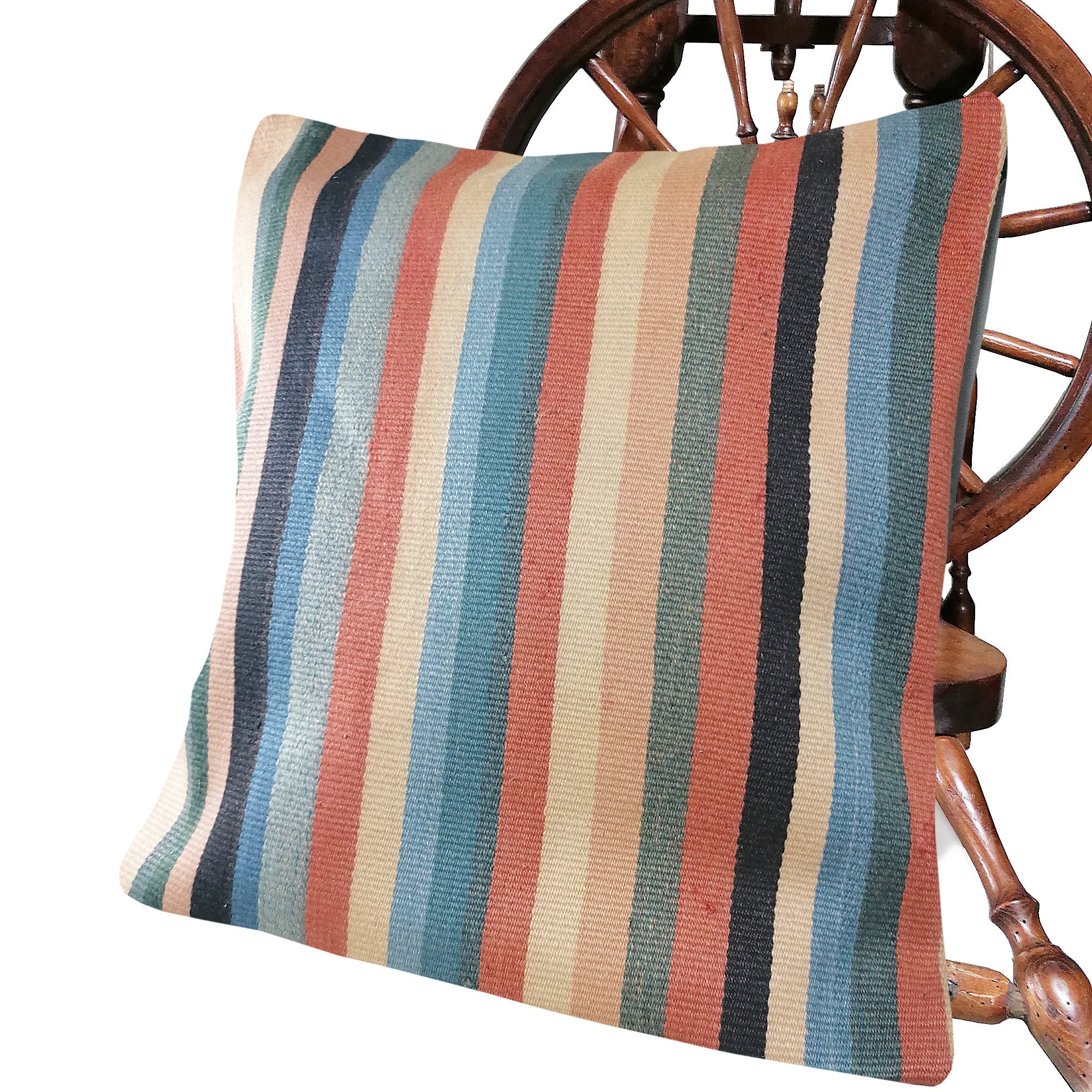 HandCrafted Kilim Antique Kilim Seat Cushion Cover Pillow Wool Etsy