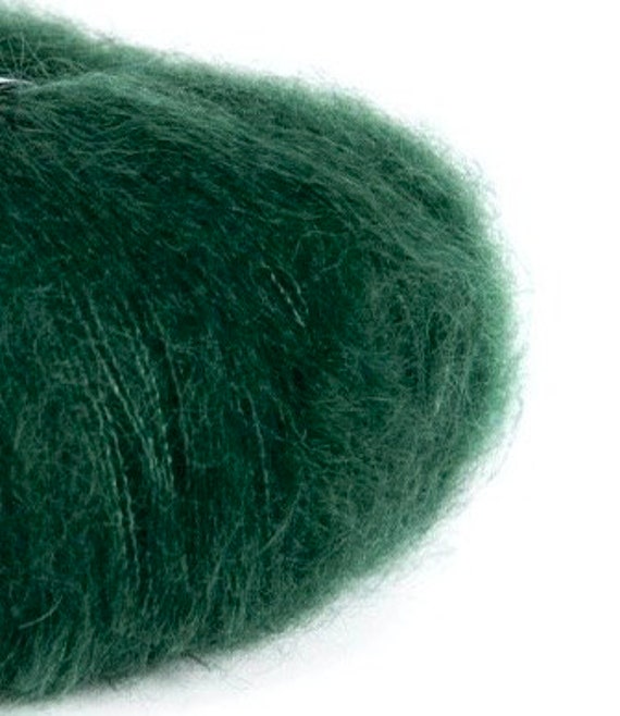 Touch Me Mohair Forest Green