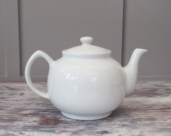 1.5L Or 10 Cup White Durable Teapot Large Ceramic Teapot Birthday Gifts Mothers Day Gifts