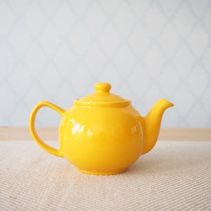 450ml Mustard Stoneware Teapot Small Teapot For Loose Leaf Tea Birthday Gifts