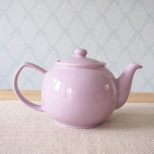 1100l Large Lavender Teapot Made From Fine Stoneware Family Teapot Birthday Gifts