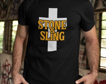 Stone & Sling Graphic T-Shirt, Christian Tee