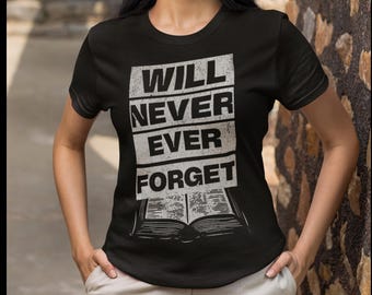 Vintage Style Tribute Tee: Memorable Message Unisex Jersey Shirt