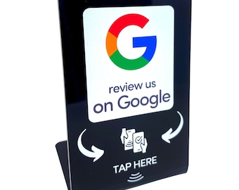 Ninja Pop- Table Top Google Review Stand -  Get Google reviews with one Tap!