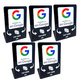Ninja Pop- Table Top Google Review Stand -  Get Google reviews with one Tap!