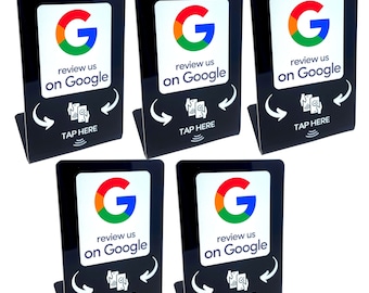 Ninja Pop- Table Top Google Review Stand -  Get Google reviews with one Tap!