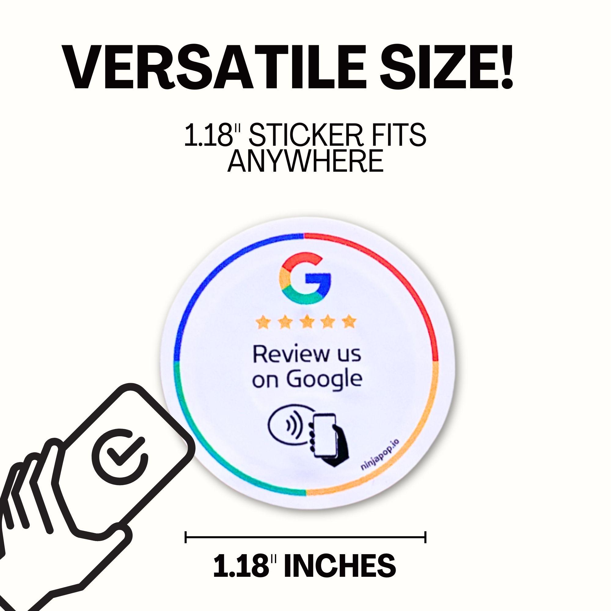 NFC Google Review Stickers – Contactless Tap Tags for Small Business - Etsy