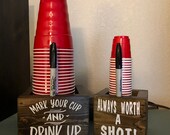 Red Solo Cup and Marker Holder