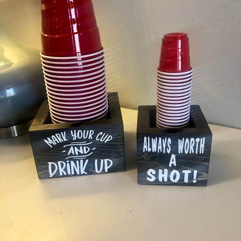Solo Cup and Marker Holder Solo Cup Holder Cup Caddy Etsy
