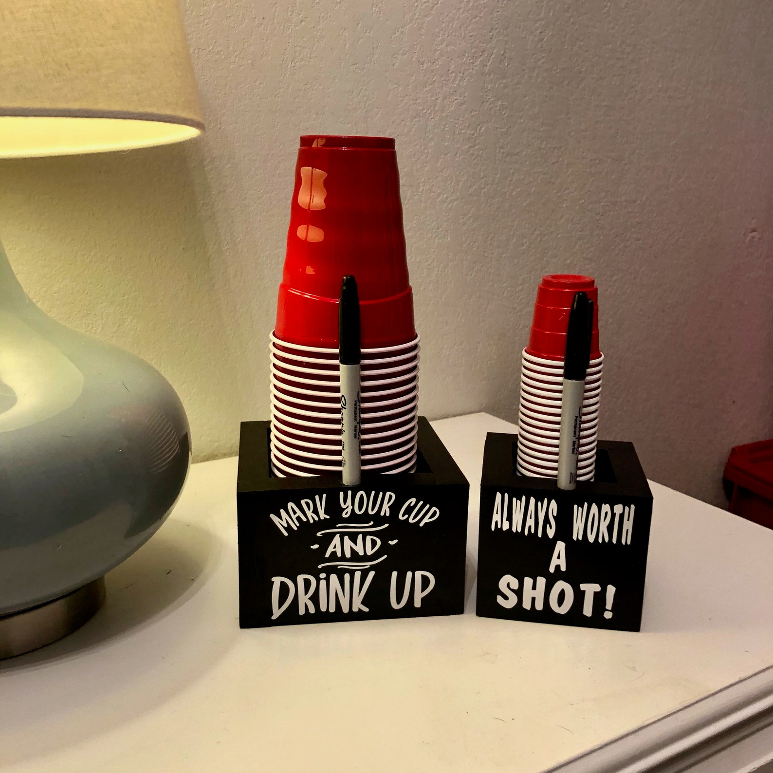 Solo Cup and Marker Holder Solo Cup Holder Cup Caddy Etsy
