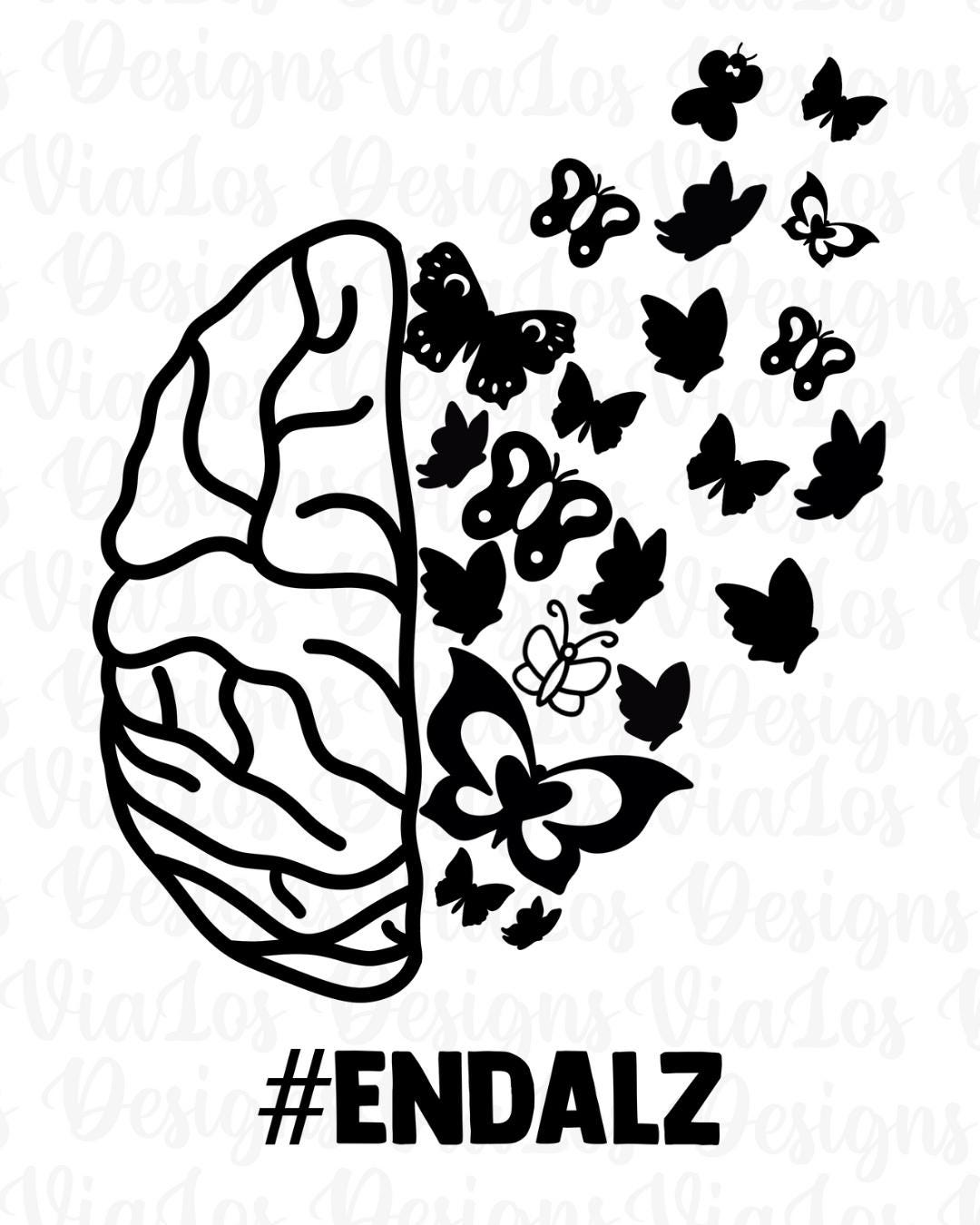 ENDALZ Alzheimer’s Awareness SVG PNG Files - Etsy