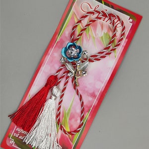 Martisor. Brosa. Brooch. Martisoare. Baba Marta. Martenitsa. Moldova. Romania. Flower brooch. Martisor romanesc. Romanian spring amulet.