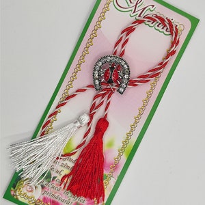 Martisor. Brosa. Brooch.Horseshoe. Martisoare. Baba Marta. Martenitsa. Moldova. Romanian. Martis. Martakia. Märzchen