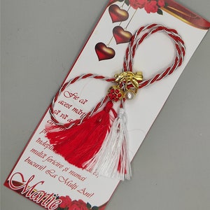 Brooch. Cherry. Martisor. Martisoare. Baba Marta. Martenitsa. Spring amulet. Moldova. Romanian martisor. Märzchen