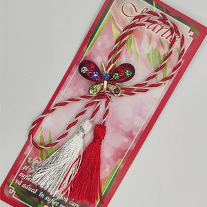 Brooch. Butterfly.  Martisor. Martisoare. Baba Marta. Martenitsa. Spring amulet. Moldova. Romanian martisor. Märzchen