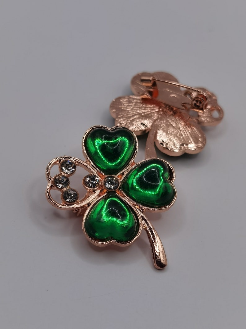 JUKOTA 2 Pcs Broche En Forme De Trèfle à Quatre Feuilles