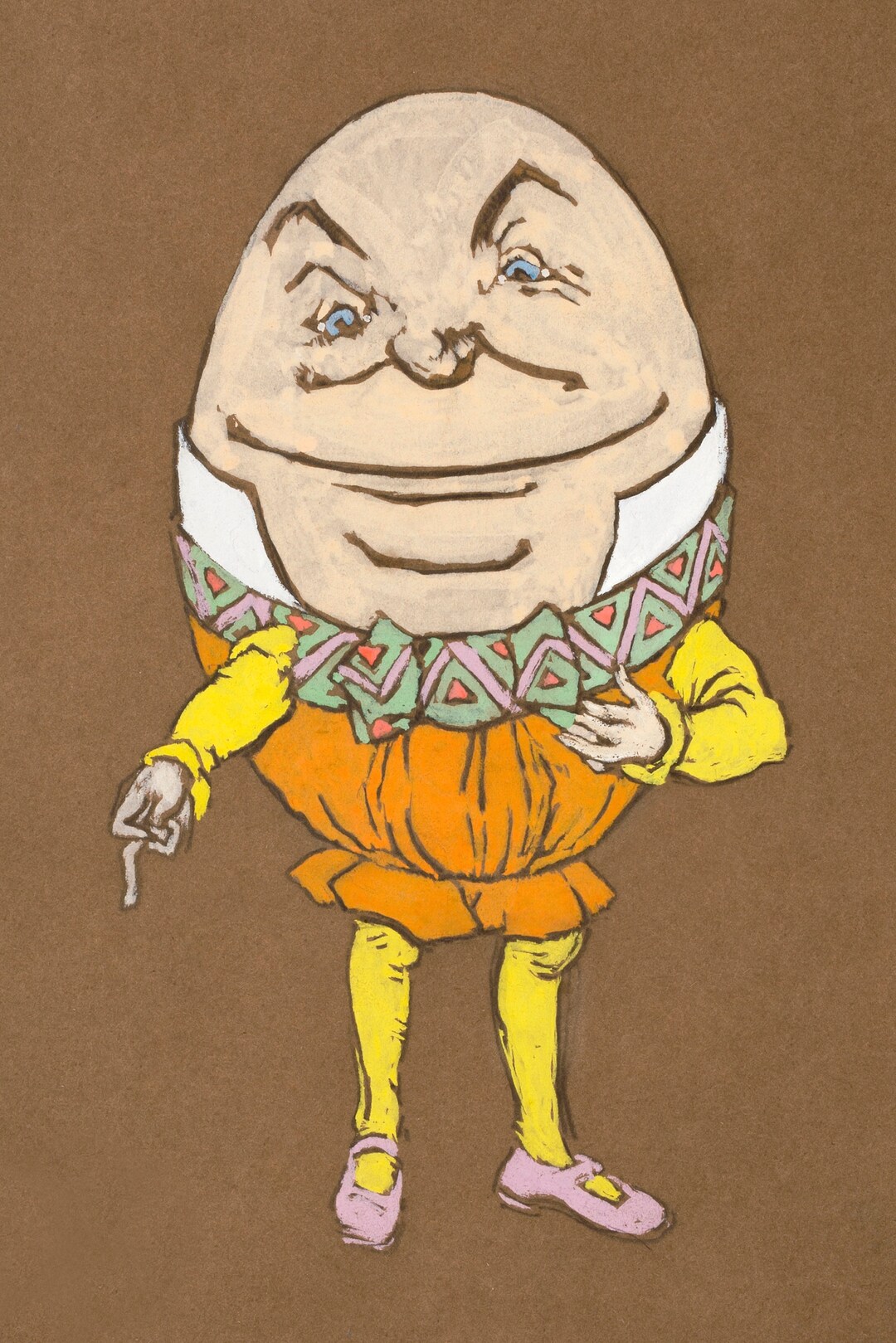 Alice in Wonderland Humpty Dumpty Poster Wall Art Tea Party Birthday ...