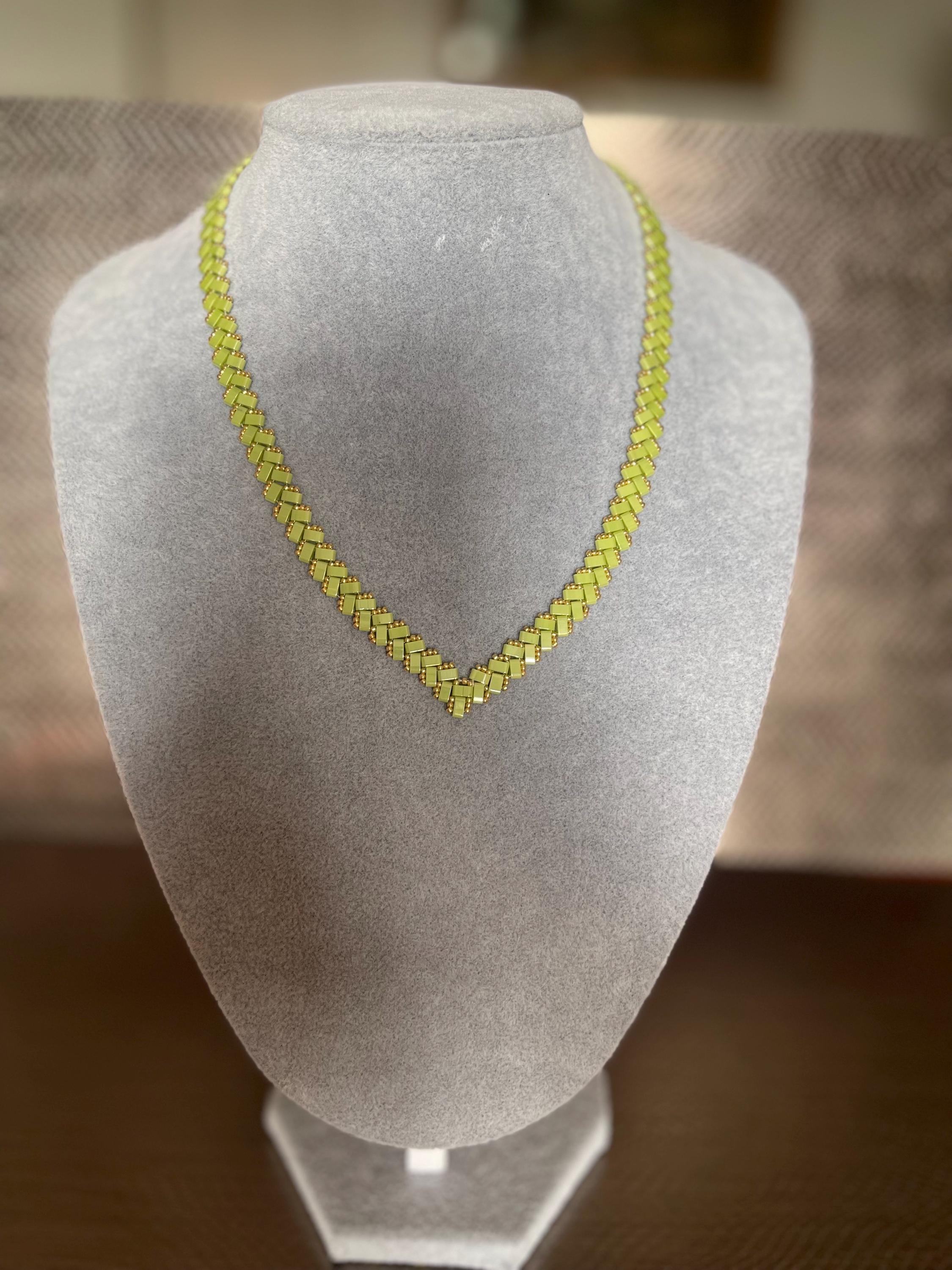 Collier Vert Anis pomme clair robe d Mariée/Mariage/Cérémonie Fleur pas
