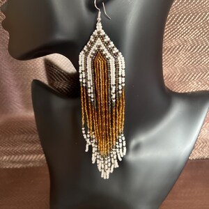 Boucles d'oreilles pendantes en ambre et argent sterling Style Art déco