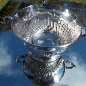 Wonderful 19th Century Victorian Solid Silver Porringer Sheffield 1887 Henry Stratford