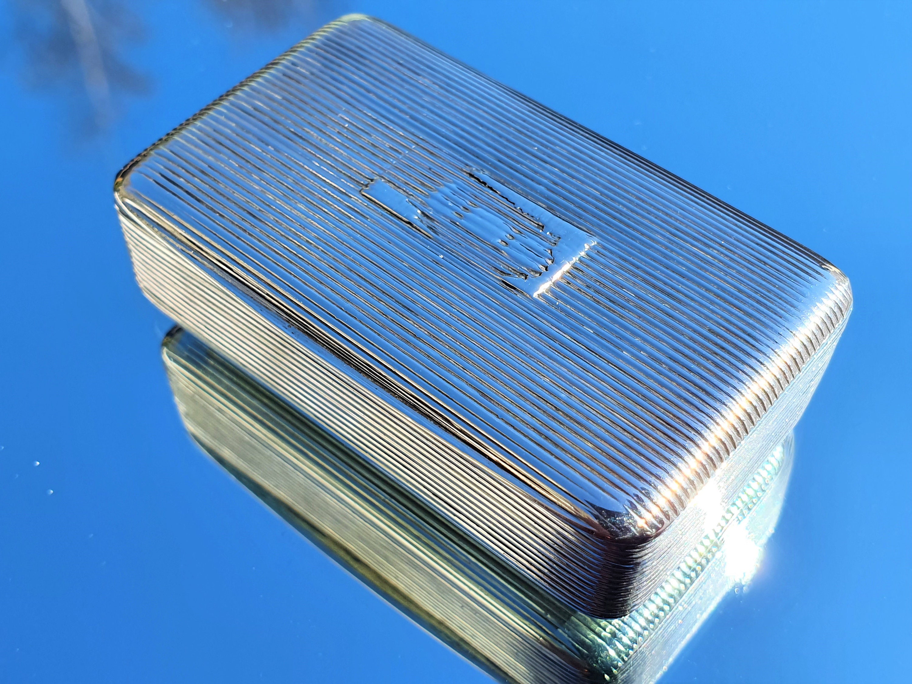 Rare Sterling Silver Snuff Box Thomas Spicer Birmingham 1824 Etsy